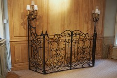 indoor wrought iron gate