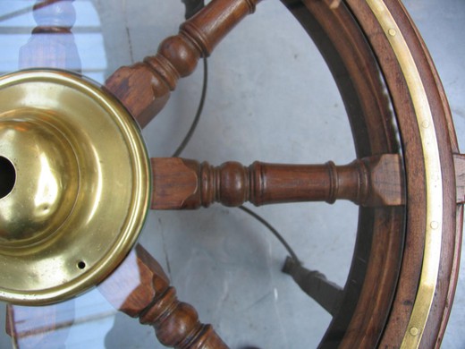 старинный корабельный барный стол, 19 век