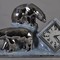 Antique art deco clock polar bears