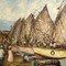 antique Ernst Louizor oil painting