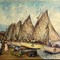 antique Ernst Louizor oil painting