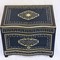 antique liquor box napoleon III Boulle marquetry style