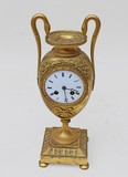 Antique bronze empire clock