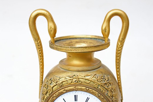 старинные бронзовые часы эпохи ампир, 19 век