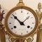 Antique empire bronze clock