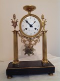 Antique empire bronze clock