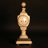 Antique Noel  Bourret marble clock