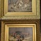 Pair Of Paintings Of Hunting Scenes Signed V. Bain