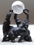 Бронзовая скульптура "Три слона"