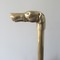 antique brass dog umbrella stand