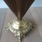 antique brass dog umbrella stand