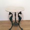 Antique gueridon marble top table