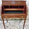 Antique cylinder desk table