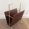 Antique magazine holder rack