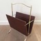 Antique magazine holder rack