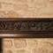 Antique carved oak fireplace