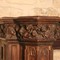 Antique carved oak fireplace