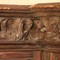 Antique carved oak fireplace