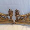 Pair of antique gilt bronze andirons