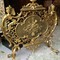 Antique gilt bronze  firescreen