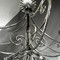 Antique art-nouveau chandelier Nancy