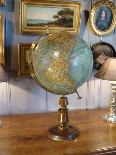 антикварный глобус 20 век ХХ век 