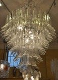 glass antique chandelier