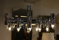 Chrome chandelier light