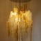 Italian antique colored murano chandelier