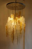 Italian antique colored murano chandelier