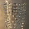 Pair of glass wall lamps