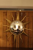 Винтажное золоченое зеркало "Солнце"