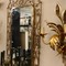 antique pair gilded sconces