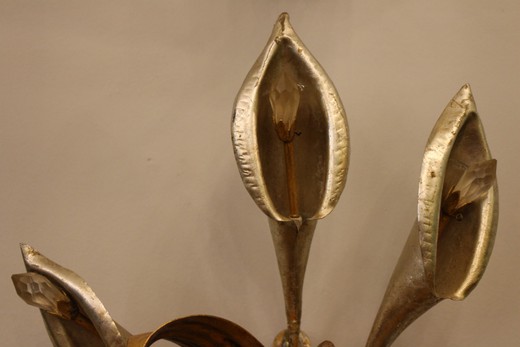 винтажные парные бра из бронзы с золочением, 20 век