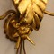 antique pair gilded sconces