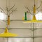 Pair Of Yellow Ceiling Lamps - Stilnovo