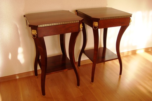 antique furniture pair tables