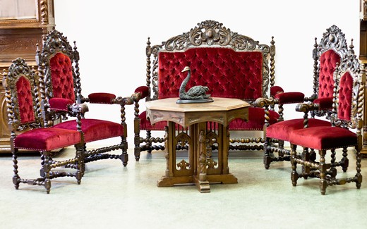 антикварная мебель - набор из 5 предметов