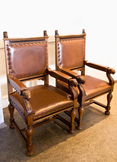 antique armchairs for cabinet