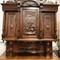 old walnut buffet