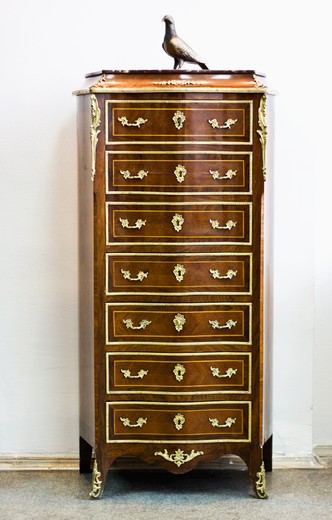 antique chest of drawers in Boulle style