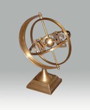 parts of the world brass globe