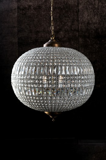 vintage sphere chandelier
