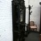 antique large hall stand in ebony wood,