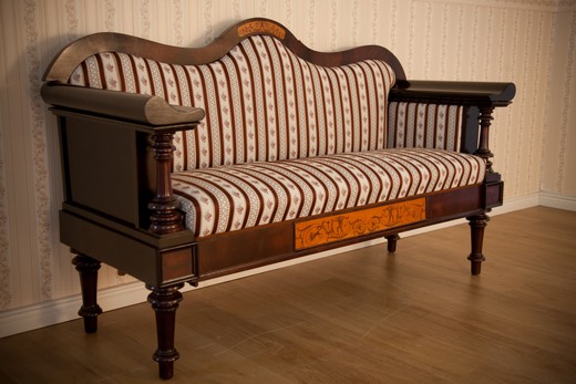 antique sofa circa 1860