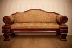 antique Biedermeier sofa 1840s