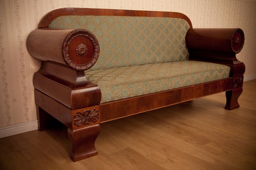 антикварный диван бидермайер, 19 век
