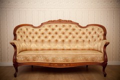 antique elegant sofa