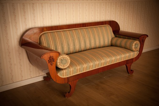 старинная мебель - диван бидермайер, 1900 год