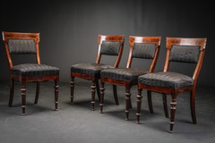 antique 4 chairs set